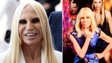 donatelle versace no makeup.